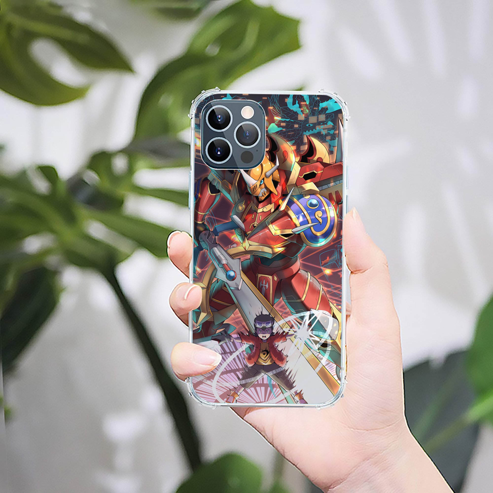 （画像用） Digimon デジタルモンスター/デジモン 【iPhone 12シリーズ対応】透明スマホケース（クリアソフトケース）